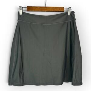 Aunua Womens Medium Gray Athletic Golf Skort UPF 50 Built In Shorts Activewear